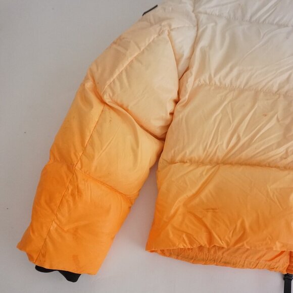 MACKAGE Evie Ombré Sunset 90% Duck Down Feather Cropped Puffer Jacket S - Picture 15 of 16